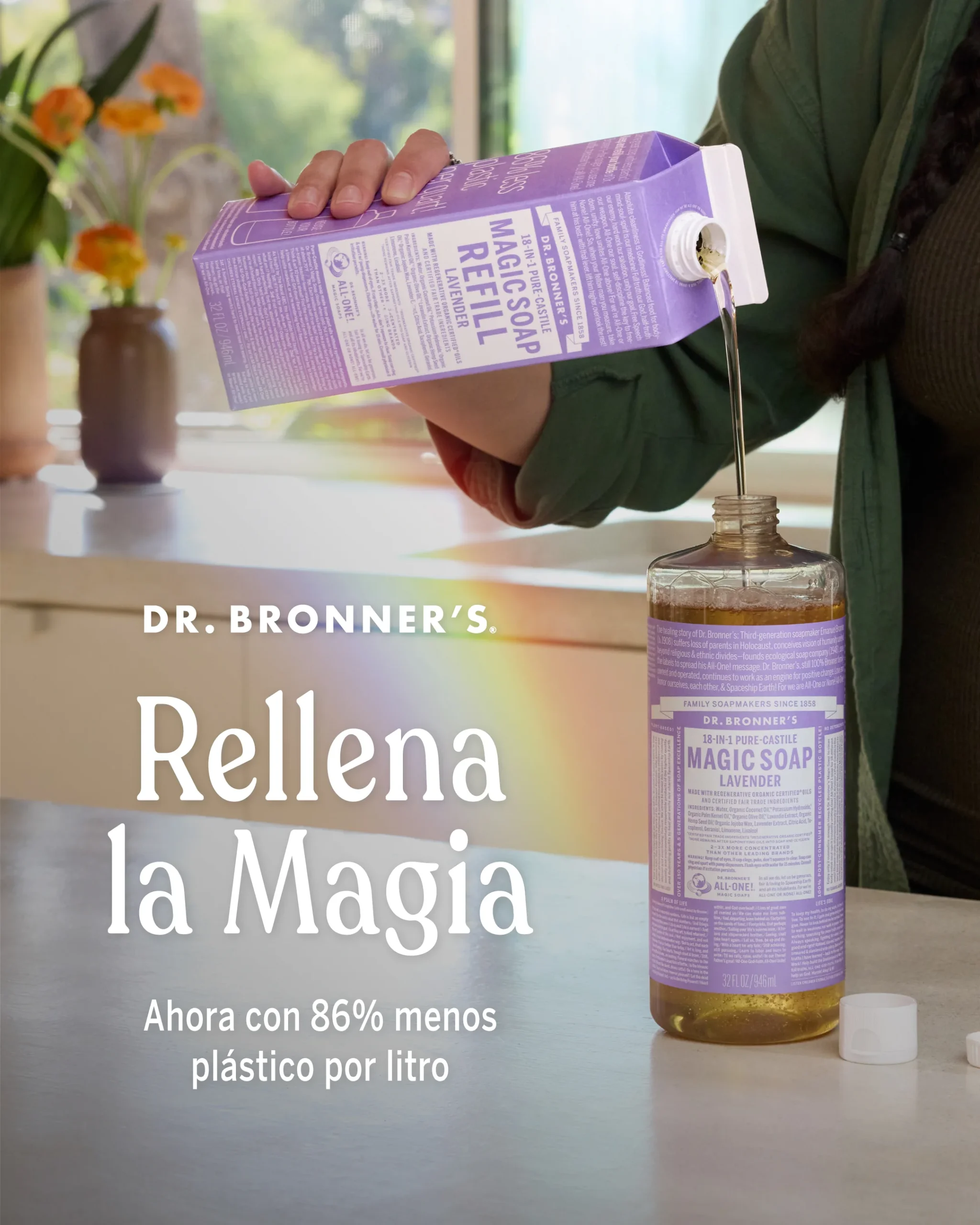 Refill Jabón de Castilla Dr. Bronner's